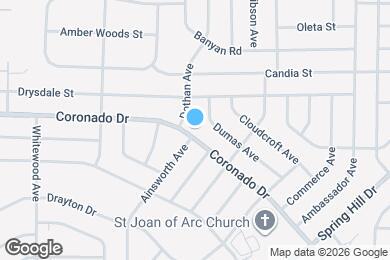 Map image of the property - 14282 Coronado Dr