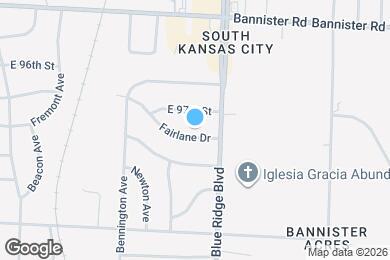 Map image of the property - 6900 Fairlane Dr