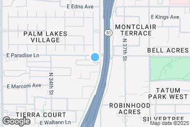 Map image of the property - 3552 E Le Marche Ave