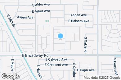 Map image of the property - 4202 E Broadway Rd