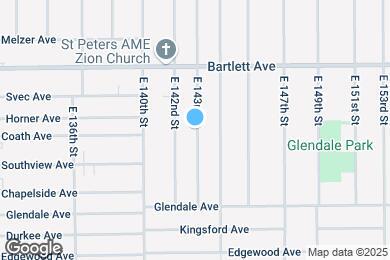 Map image of the property - 3822 E 143rd St