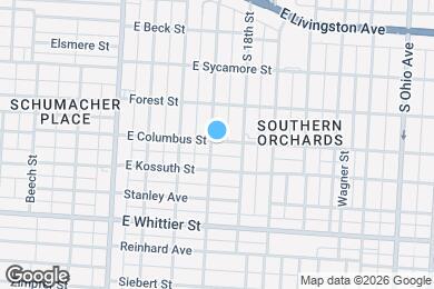 Map image of the property - 687 E Columbus St