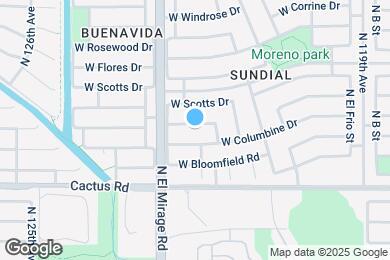 Map image of the property - 12221 W Larkspur Rd