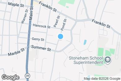 Map image of the property - 32 Pond St