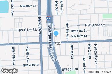 Map image of the property - 7943 NW 6th Ave