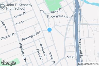 Map image of the property - 465 Washington Ave