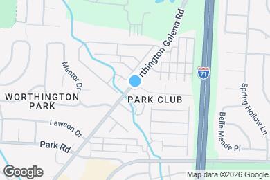 Map image of the property - 1541 Park Pl Dr