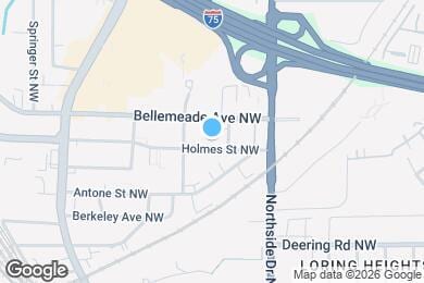 Map image of the property - 677 Holmes St NW