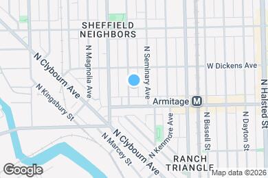 Map image of the property - 2025 N Clifton Ave