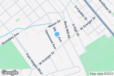 Map image of the property - 525 Meade Ave