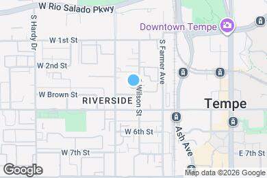 Map image of the property - 504 W Brown St