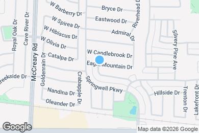 Map image of the property - 3304 Creekwood Dr