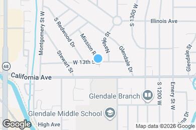 Map image of the property - 1409 W 1300 S St