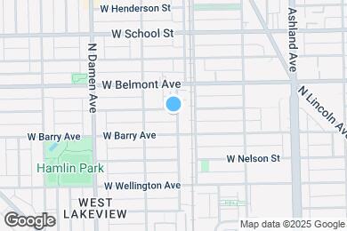 Map image of the property - 1821 W Fletcher St