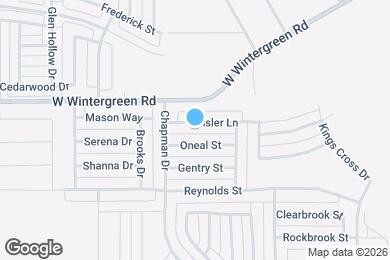 Map image of the property - 1748 Cansler Ln