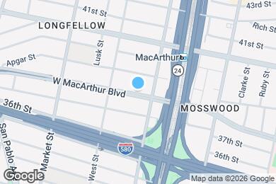 Map image of the property - 682 W MacArthur Blvd