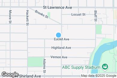 Map image of the property - 705 Euclid Ave