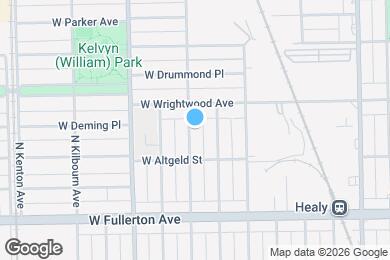 Map image of the property - 2531 N Kildare Ave
