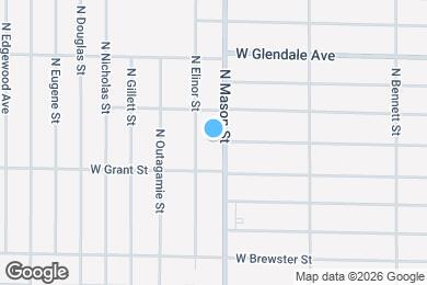 Map image of the property - 1745 N Mason St