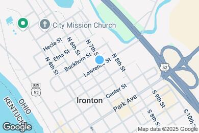 Map image of the property - 620 Lawrence St