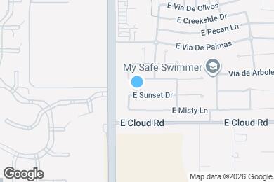 Map image of the property - 20858 E Sunset Dr