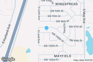 Map image of the property - 3209 SW 100th St
