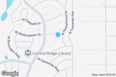 Map image of the property - 3411 N Sunrose Path