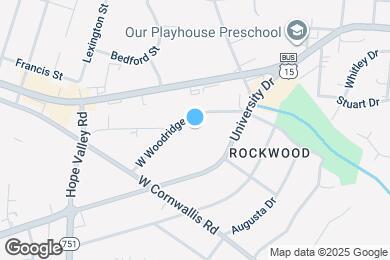Map image of the property - 115 W Woodridge Dr
