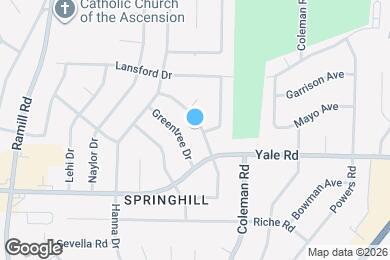 Map image of the property - 3557 Bellwood Dr