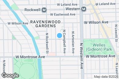 Map image of the property - 2515 W Sunnyside Ave