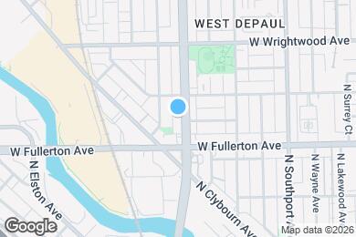 Map image of the property - 2432 N Ashland Ave