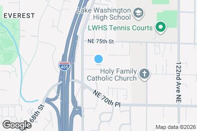 Map image of the property - 11704 NE 73rd St