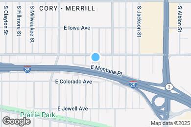 Map image of the property - 1729 S Madison St