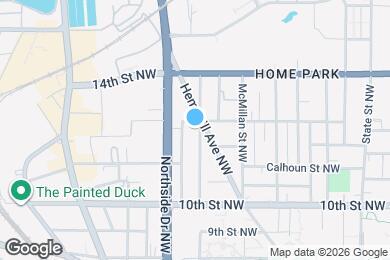 Map image of the property - 1080 Curran St NW