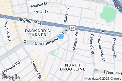 Map image of the property - 1126 Commonwealth Ave