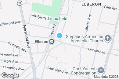 Map image of the property - 161 Lincoln Ave