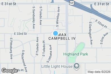 Map image of the property - 3402 S Winston Ave