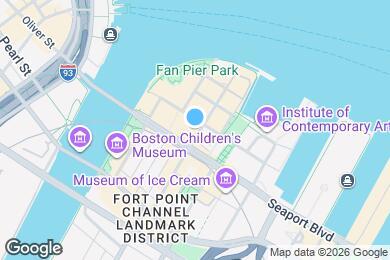 Map image of the property - 7 Fan Pier Blvd