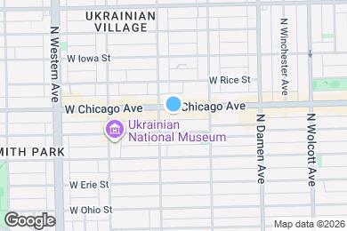 Map image of the property - 2143 W Chicago Ave