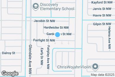 Map image of the property - 1533 Fairlight St NW