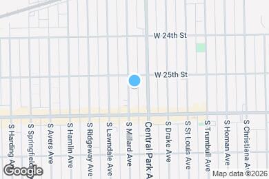 Map image of the property - 2519 S Millard Ave