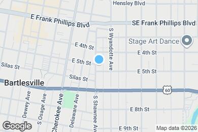 Map image of the property - 424 S Shawnee Ave