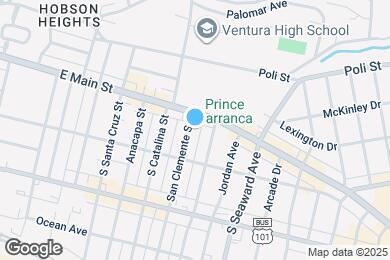 Map image of the property - 46 San Clemente St