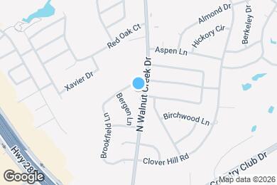 Map image of the property - 1329 N Walnut Creek Dr