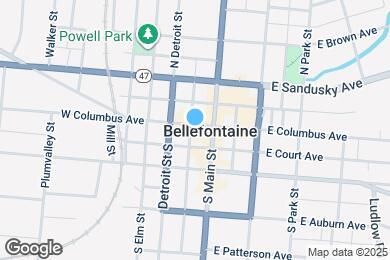 Map image of the property - 117 W Columbus Ave