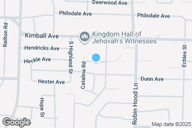 Map image of the property - 3601 Hendricks Ave