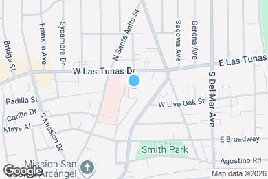 Map image of the property - 120 De Anza St