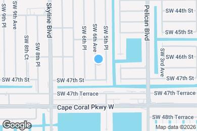 Map image of the property - 4611 SW 6th Ave