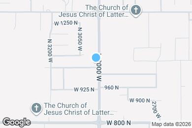 Map image of the property - 3016 W 1050 N