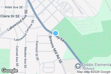 Map image of the property - 1929 Jonesboro Road Southeast
